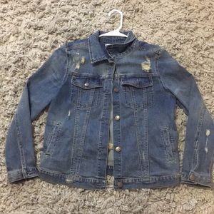 Treasure and bond ripped Jean jacket